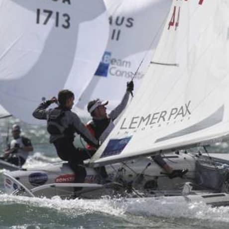 Pierre Leboucher and Nicolas Le Berre are Vice-World Champions of 4.70!