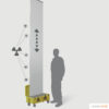 Mobile radiation protection screen on a roll from NOVASHIELD' RX45