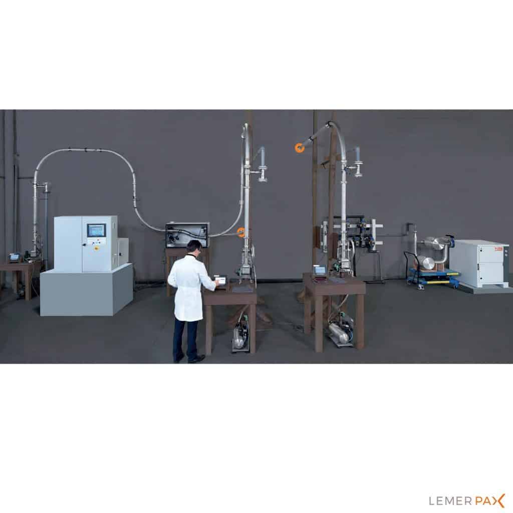 Vacuum sample transfer system for radioactive samples Lemer Pax