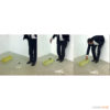 Lead glass slabs for radiation protection: impact resistance test