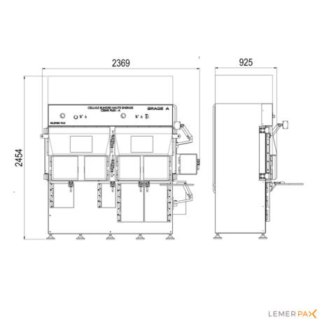 Enceinte 68Ga recherche 4r - Lemer Pax