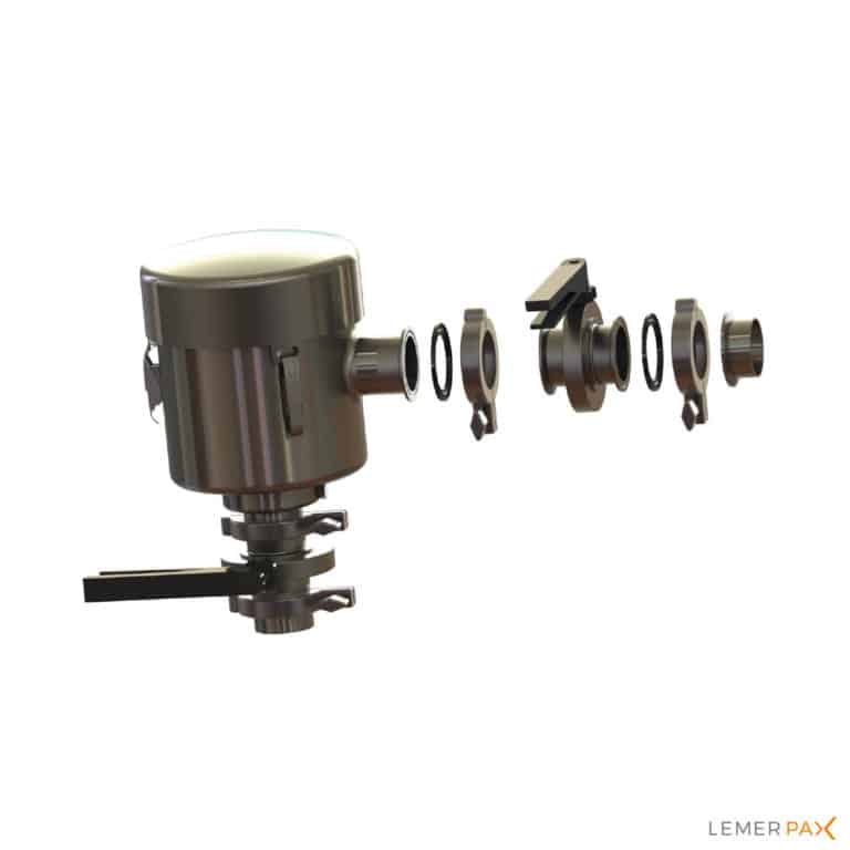 Stainless filter casing for hostile environments