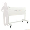 Mobile radiation protection screen