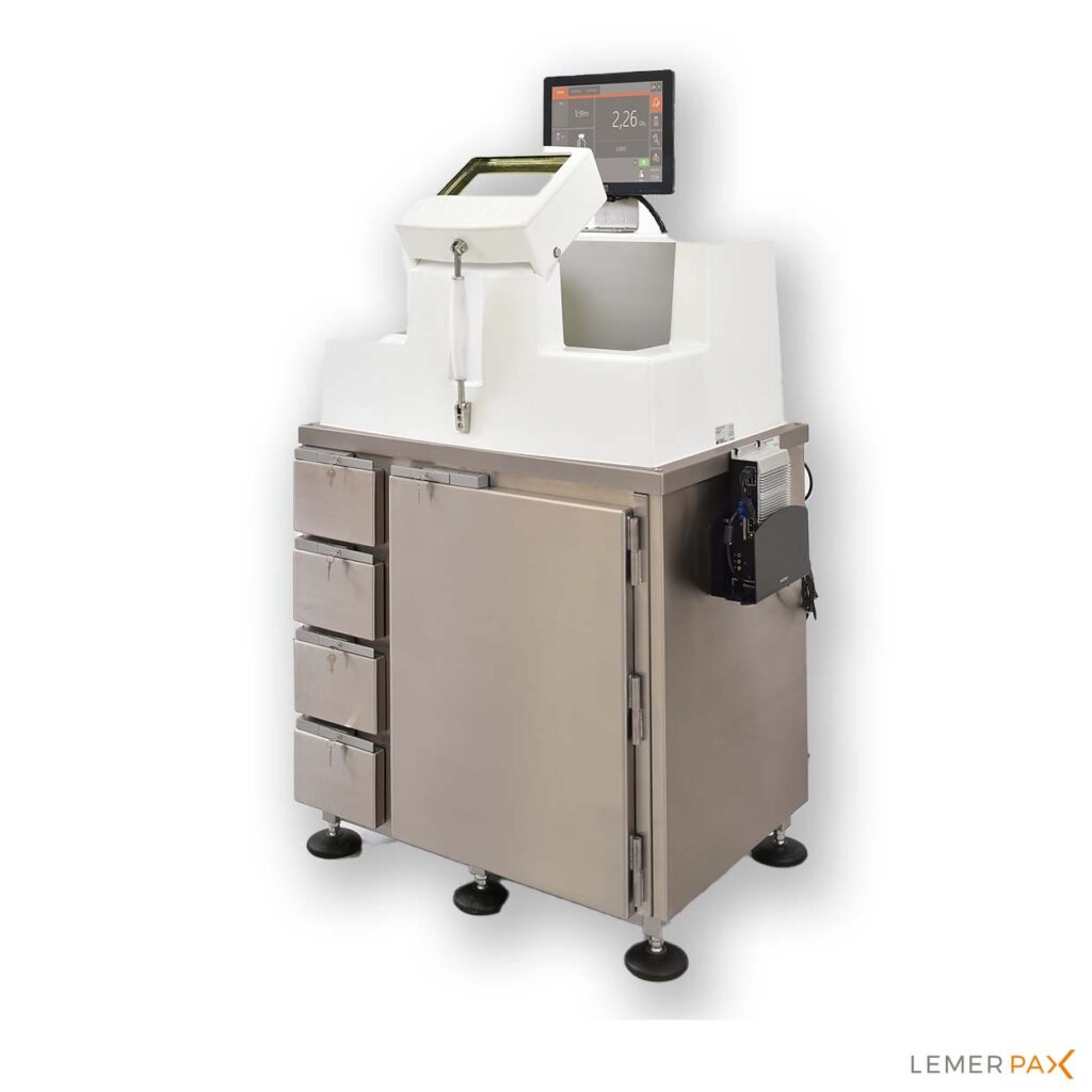 L block activimètre lemerpax sur un safety storage