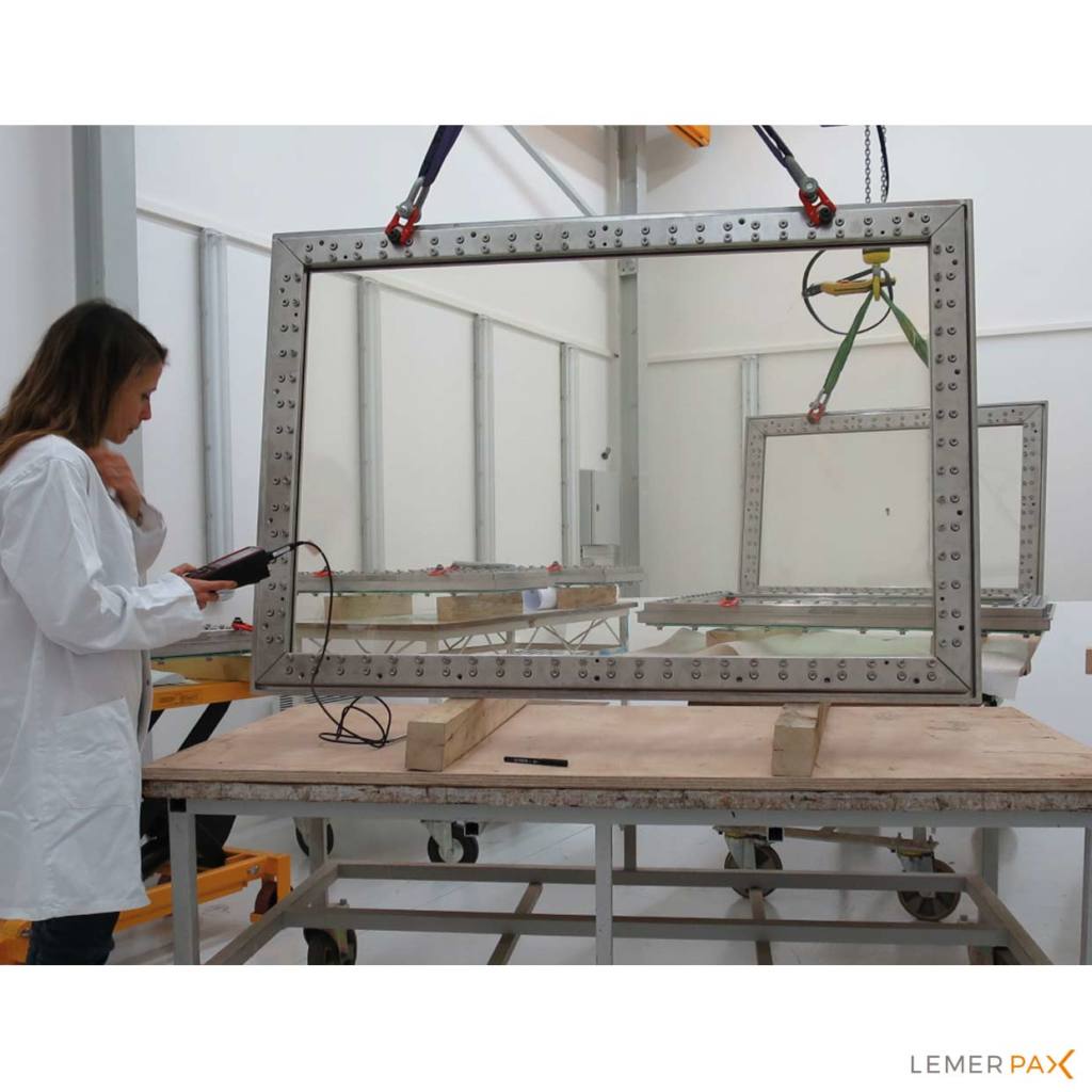 Radiation Shielding Windows Lead glass blocks and windows Lemer Pax