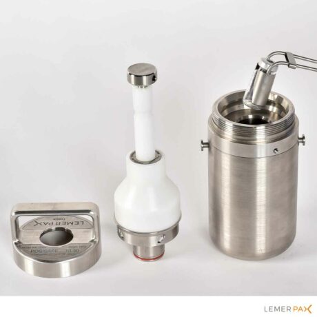 posisafe kl 30 lemerpax container radioactive source type a handle accesories