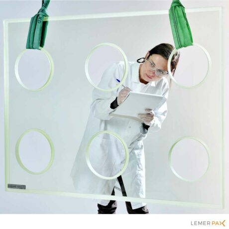 glove box lead window type d anti radiation lemer pax