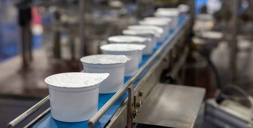 CND industrie - Inspection alimentaire (pots de yaourts)