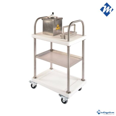 Combined_transport trolley for manual injection LME