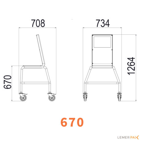 Bouclier blindé mobile 670