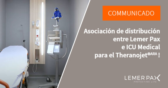 Asociación de distribución entre Lemer Pax e ICU Medical para Theranojet ARA