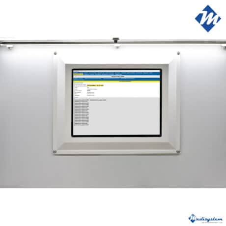 4:3 or 16:9 built-in screen for hot cell