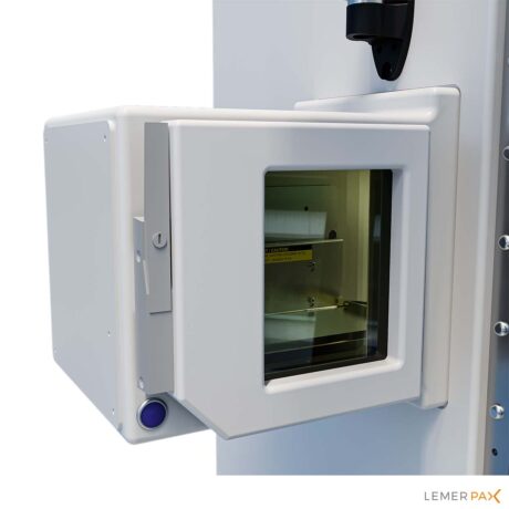 Easypharma HE Ga/Ge Compact shielded hot cell Lemer Pax shielded lateral airlock